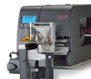 NOVEXX XLP-504 Textile / Imprimante d'étiquettes textiles avec massicot empileur