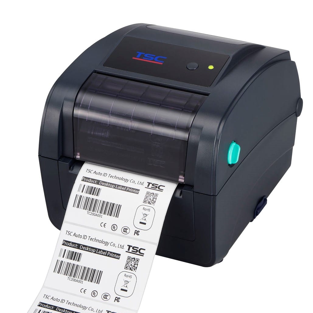 Imprimante d'étiquettes à transfert thermique direct de bureau TSC TE200 -  Noir