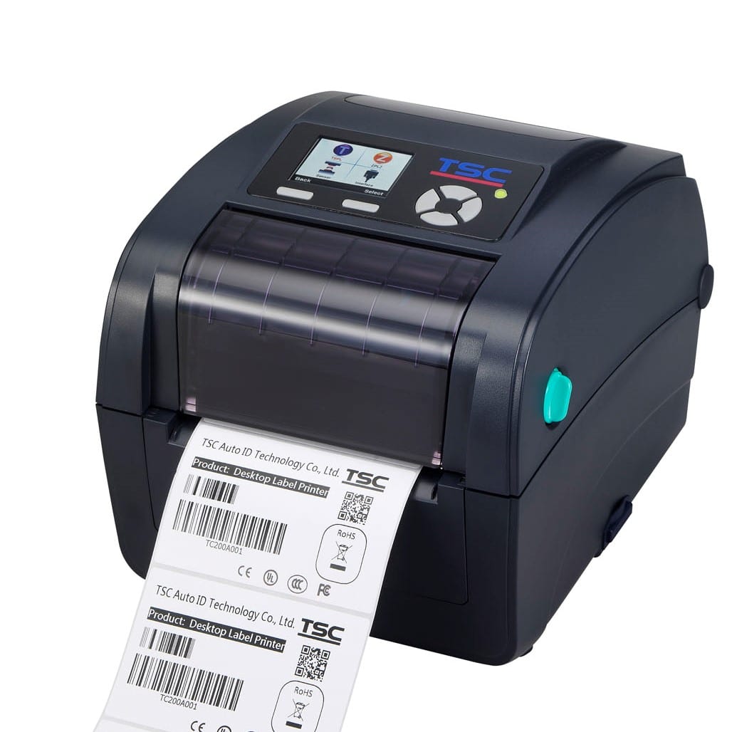 Imprimante de bureau à transfert thermique pour étiquettes code